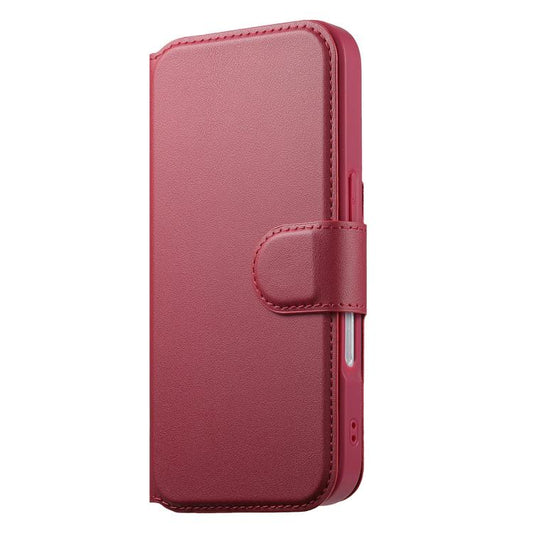 For iPhone 16 Pro CaseNeo Finger Grip Strap MagSafe Leather Phone Case(Red) - iPhone 16 Pro Cases by CaseNeo | Online Shopping UK | buy2fix