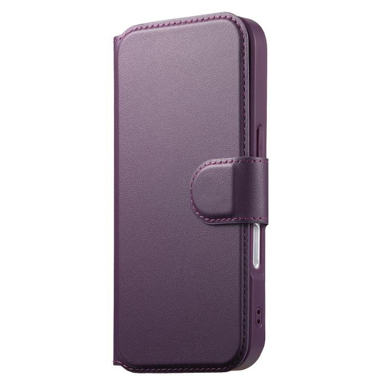 For iPhone 16 Plus CaseNeo Finger Grip Strap MagSafe Leather Phone Case(Purple) - iPhone 16 Plus Cases by CaseNeo | Online Shopping UK | buy2fix