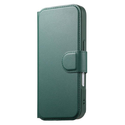 For iPhone 16 CaseNeo Finger Grip Strap MagSafe Leather Phone Case(Green) - iPhone 16 Cases by CaseNeo | Online Shopping UK | buy2fix