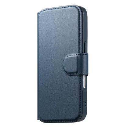 For iPhone 16 CaseNeo Finger Grip Strap MagSafe Leather Phone Case(Blue) - iPhone 16 Cases by CaseNeo | Online Shopping UK | buy2fix