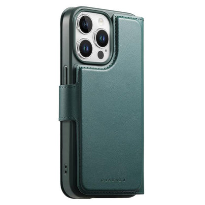 For iPhone 14 Pro CaseNeo Finger Grip Strap MagSafe Leather Phone Case(Green) - iPhone 14 Pro Cases by CaseNeo | Online Shopping UK | buy2fix