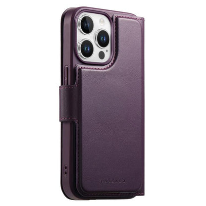 For iPhone 14 Pro Max CaseNeo Finger Grip Strap MagSafe Leather Phone Case(Purple) - iPhone 14 Pro Max Cases by CaseNeo | Online Shopping UK | buy2fix