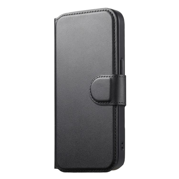 For iPhone 12 Pro Max CaseNeo Finger Grip Strap MagSafe Leather Phone Case(Black) - More iPhone Cases by CaseNeo | Online Shopping UK | buy2fix