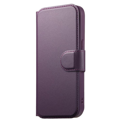 For iPhone 16e CaseNeo Finger Grip Strap MagSafe Leather Phone Case(Purple) - iPhone 16e Cases by CaseNeo | Online Shopping UK | buy2fix