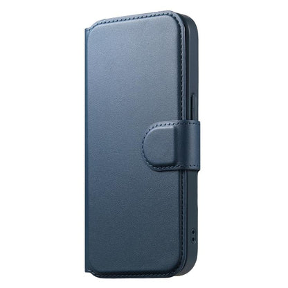 For iPhone 16e CaseNeo Finger Grip Strap MagSafe Leather Phone Case(Blue) - iPhone 16e Cases by CaseNeo | Online Shopping UK | buy2fix