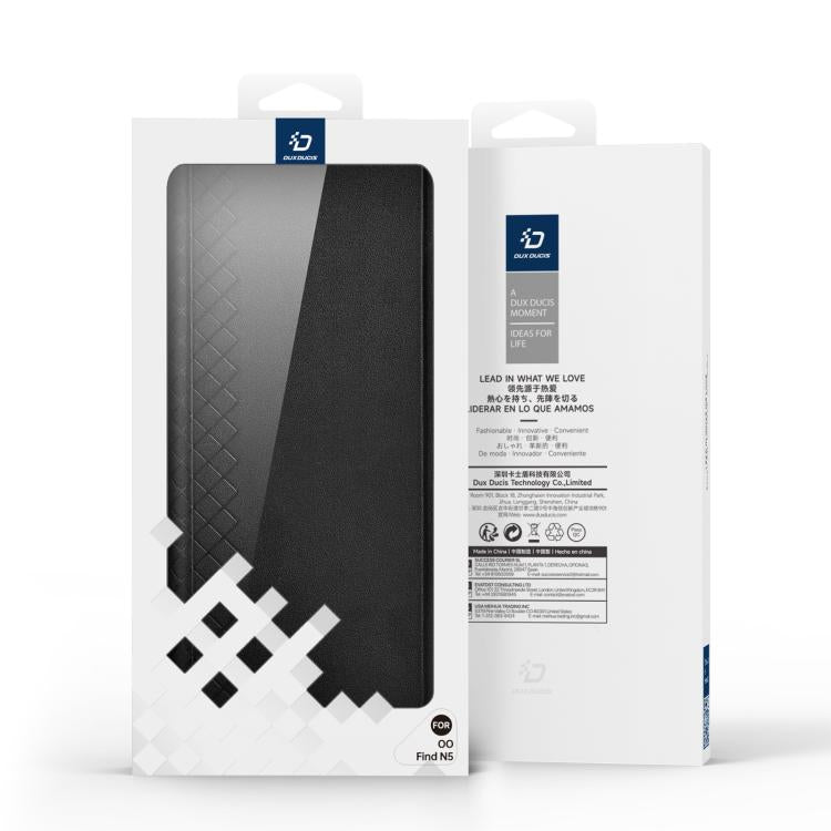 For OPPO Find N5 DUX DUCIS Bril Series PU + TPU Phone Case(Black) - Find N5 Cases by DUX DUCIS | Online Shopping UK | buy2fix