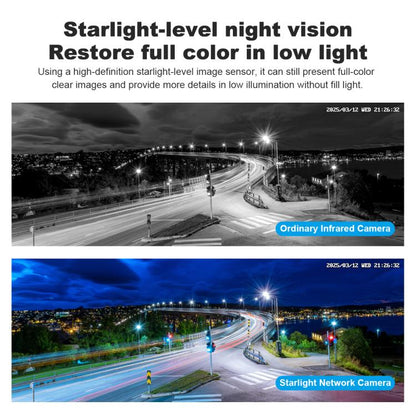 SriHome SH055 8MP HD Multi-lens 5X Optical Zoom Lens Panoramic PTZ Dome Camera(EU Plug) - Dome Camera by SriHome | Online Shopping UK | buy2fix