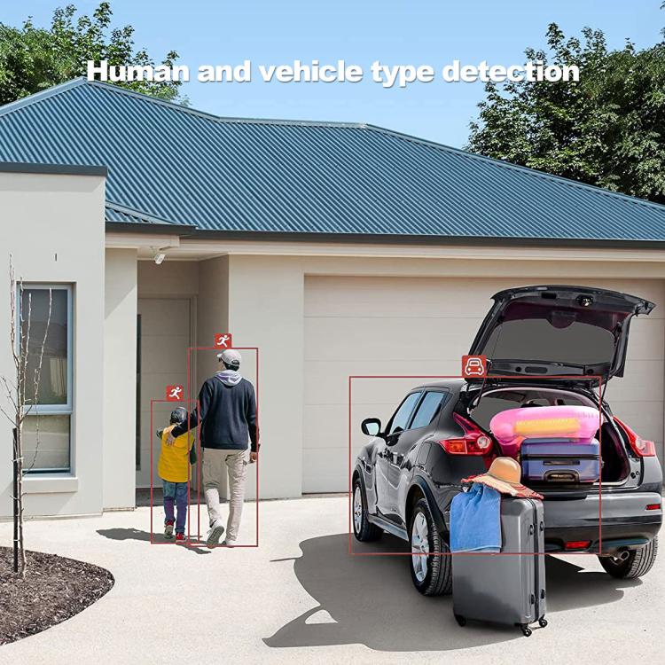 SriHome SH055B 8MP HD Multi-lens Super Wide Angle Panoramic PTZ Dome Camera(EU Plug) - Dome Camera by SriHome | Online Shopping UK | buy2fix