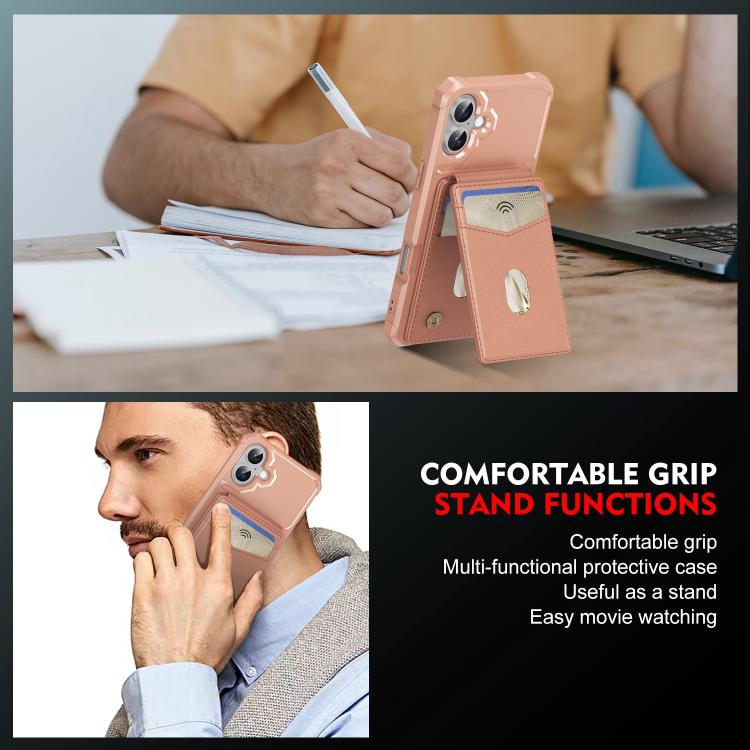 For iPhone 16 Plus 2-in-1 Magnetic Wallet MagSafe Leather Back Phone Case(Pink) - iPhone 16 Plus Cases by buy2fix | Online Shopping UK | buy2fix