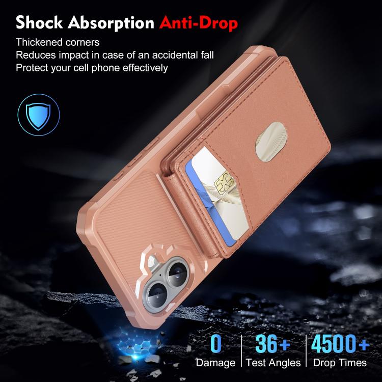 For iPhone 16 2-in-1 Magnetic Wallet MagSafe Leather Back Phone Case(Pink) - iPhone 16 Cases by buy2fix | Online Shopping UK | buy2fix