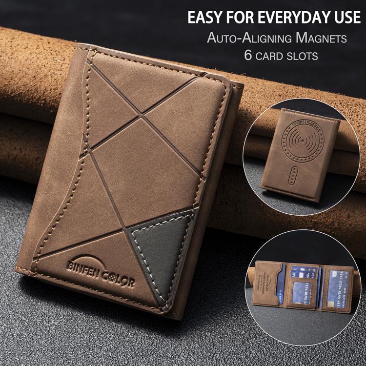 Prismatic Leather Horizontal Magnetic Wallet Card Bag Case(Yellow) - Adhesive Card Holders by buy2fix | Online Shopping UK | buy2fix