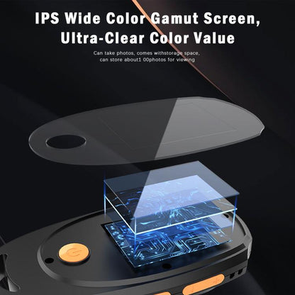 CPL-05-0011 2MP 2 inch HD Screen Handheld Digital Microscope 500X Magnification(Black) - Digital Microscope by buy2fix | Online Shopping UK | buy2fix