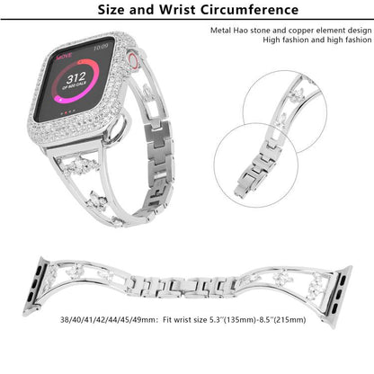 For Apple Watch 46mm / 49mm / 45mm / 44mm Kalebol Zirconia Watch Strap(Black) - Watch Bands by Kalebol | Online Shopping UK | buy2fix