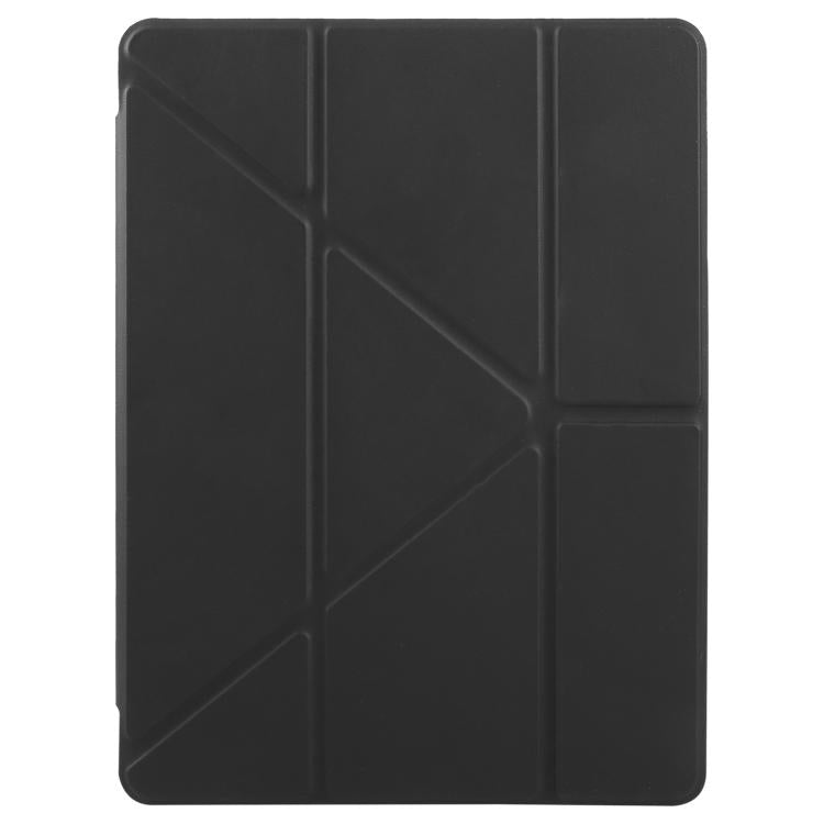 For iPad Air 2022 / 2020 10.9 ZGA Genre Series Y-Fold Leather Tablet Case with Pen Slot(Black) - iPad Air (2022) / (2020) 10.9 Cases by ZGA | Online Shopping UK | buy2fix