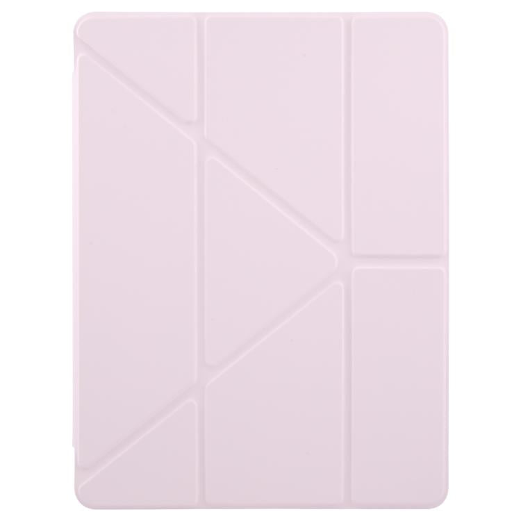 For iPad Air 11 2025 / 2024 ZGA Genre Series Y-Fold Leather Tablet Case with Pen Slot(Pink) - iPad Air 11 2025 / 2024 Cases by ZGA | Online Shopping UK | buy2fix