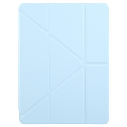 For iPad mini 6 / mini 2024 ZGA Genre Series Y-Fold Leather Tablet Case with Pen Slot(Blue) - iPad mini 2024 Cases by ZGA | Online Shopping UK | buy2fix