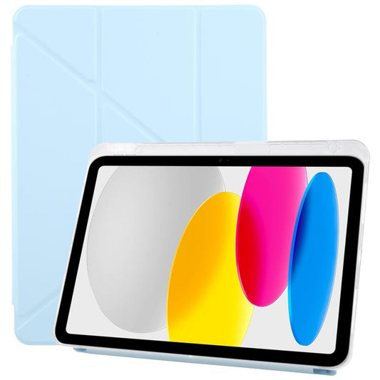 For iPad 2025 / 2022 ZGA Genre Series Y-Fold Leather Tablet Case with Pen Slot(Blue) - iPad 2025 / 2022 Cases by ZGA | Online Shopping UK | buy2fix