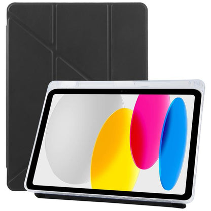 For iPad 2025 / 2022 ZGA Genre Series Y-Fold Leather Tablet Case with Pen Slot(Black) - iPad 2025 / 2022 Cases by ZGA | Online Shopping UK | buy2fix