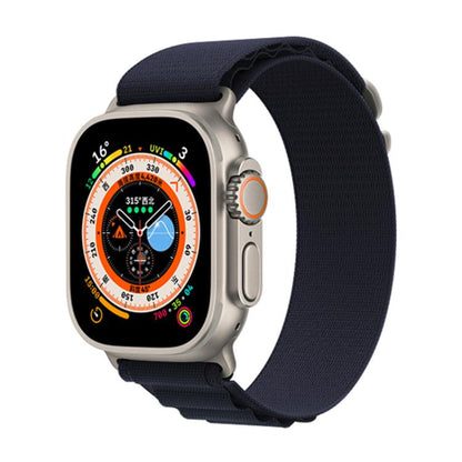 For Apple Watch 46mm / 49mm / 45mm / 44mm Kalebol Aline Nylon Loop Watch Band(Midnight Blue) - Watch Bands by Kalebol | Online Shopping UK | buy2fix