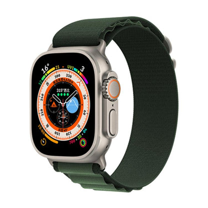 For Apple Watch 42mm / 41mm / 40mm / 38mm Kalebol Aline Nylon Loop Watch Band(Army Green) - Watch Bands by Kalebol | Online Shopping UK | buy2fix