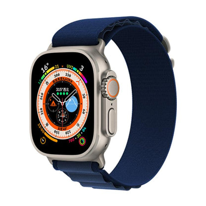 For Apple Watch 42mm / 41mm / 40mm / 38mm Kalebol Aline Nylon Loop Watch Band(Dark Blue) - Watch Bands by Kalebol | Online Shopping UK | buy2fix