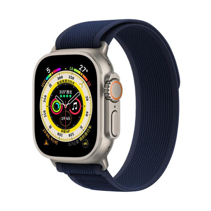 For Apple Watch 42mm / 41mm / 40mm / 38mm Kalebol Wild Track Loop Nylon Watch Band(Midnight Blue) - Watch Bands by Kalebol | Online Shopping UK | buy2fix