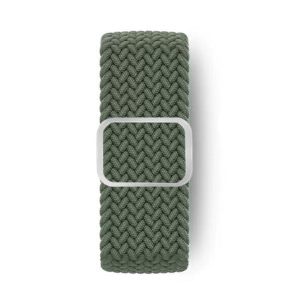 For Apple Watch 46mm / 49mm / 45mm / 44mm Kalebol Eight Buckle Nylon Braided Watch Band(Dark Green) - Watch Bands by Kalebol | Online Shopping UK | buy2fix