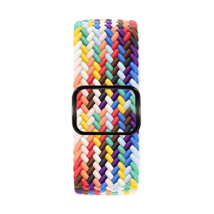 For Apple Watch 46mm / 49mm / 45mm / 44mm Kalebol Eight Buckle Nylon Braided Watch Band(Rainbow) - Watch Bands by Kalebol | Online Shopping UK | buy2fix