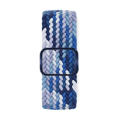 For Apple Watch 46mm / 49mm / 45mm / 44mm Kalebol Eight Buckle Nylon Braided Watch Band(Blueberry) - Watch Bands by Kalebol | Online Shopping UK | buy2fix