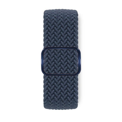 For Apple Watch 46mm / 49mm / 45mm / 44mm Kalebol Eight Buckle Nylon Braided Watch Band(Dark Blue) - Watch Bands by Kalebol | Online Shopping UK | buy2fix