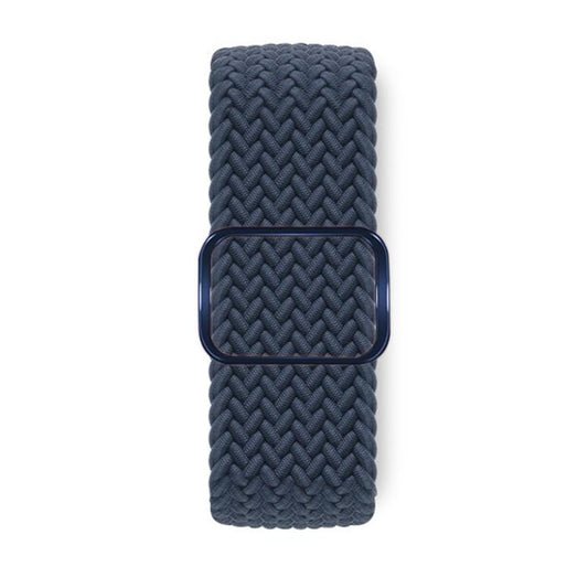 For Apple Watch 46mm / 49mm / 45mm / 44mm Kalebol Eight Buckle Nylon Braided Watch Band(Dark Blue) - Watch Bands by Kalebol | Online Shopping UK | buy2fix