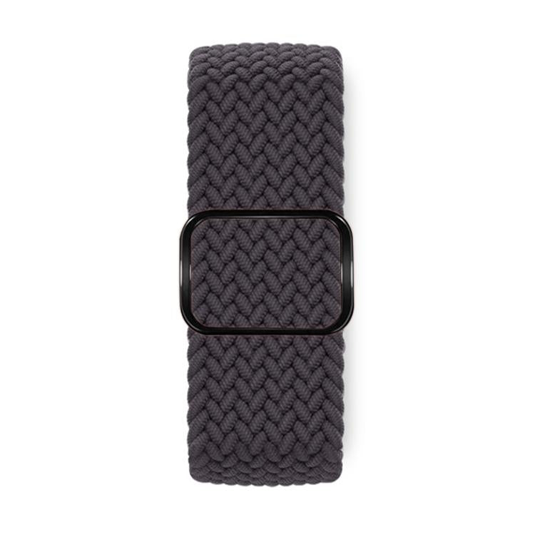 For Apple Watch 46mm / 49mm / 45mm / 44mm Kalebol Eight Buckle Nylon Braided Watch Band(Space Gray) - Watch Bands by Kalebol | Online Shopping UK | buy2fix