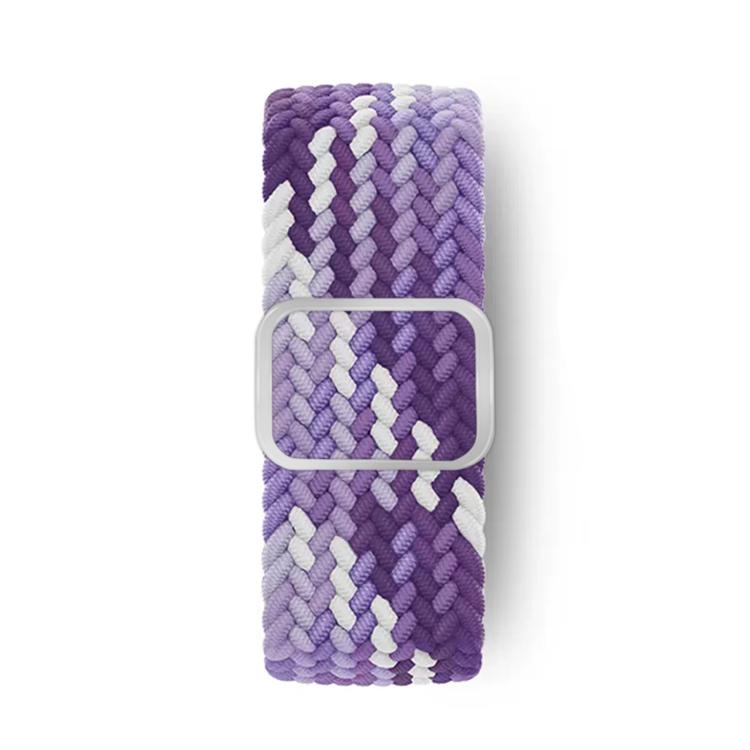 For Apple Watch 42mm / 41mm / 40mm / 38mm Kalebol Eight Buckle Nylon Braided Watch Band(Grape Purple) - Watch Bands by Kalebol | Online Shopping UK | buy2fix