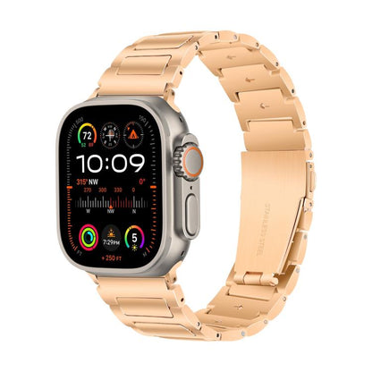 For Apple Watch 46mm / 49mm / 45mm / 44mm Kalebol Tooling Metal Zinc Alloy Watch Band(Rose Gold) - Watch Bands by Kalebol | Online Shopping UK | buy2fix
