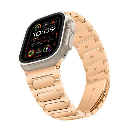For Apple Watch 46mm / 49mm / 45mm / 44mm Kalebol Tooling Metal Zinc Alloy Watch Band(Rose Gold) - Watch Bands by Kalebol | Online Shopping UK | buy2fix