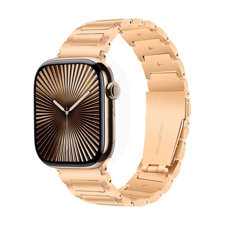 For Apple Watch 42mm / 41mm / 40mm / 38mm Kalebol Tooling Metal Zinc Alloy Watch Band(Rose Gold) - Watch Bands by Kalebol | Online Shopping UK | buy2fix