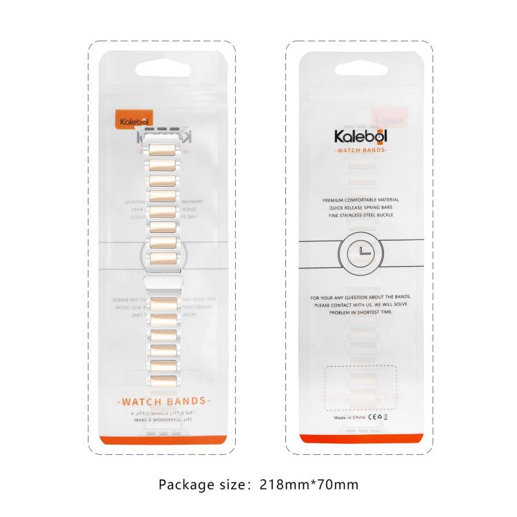 For Apple Watch 42mm / 41mm / 40mm / 38mm Kalebol Tooling Metal Zinc Alloy Watch Band(Silver) - Watch Bands by Kalebol | Online Shopping UK | buy2fix