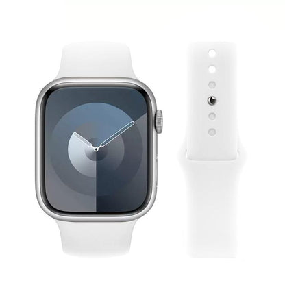 For Apple Watch 46mm / 49mm / 45mm / 44mm Kalebol Reverse Buckle Silicone Watch Band(White) - Watch Bands by Kalebol | Online Shopping UK | buy2fix
