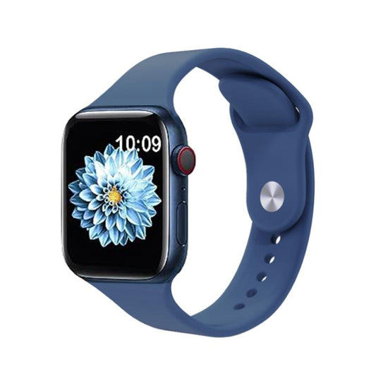 For Apple Watch 46mm / 49mm / 45mm / 44mm Kalebol Reverse Buckle Silicone Watch Band(Blue) - Watch Bands by Kalebol | Online Shopping UK | buy2fix