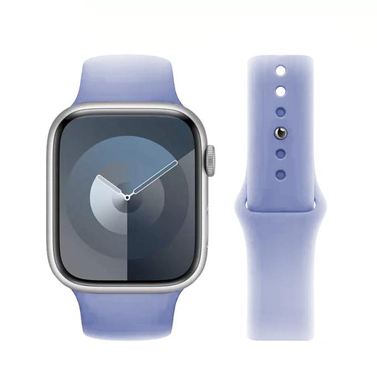 For Apple Watch 46mm / 49mm / 45mm / 44mm Kalebol Reverse Buckle Silicone Watch Band(Lavender) - Watch Bands by Kalebol | Online Shopping UK | buy2fix