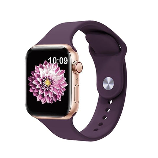 For Apple Watch 46mm / 49mm / 45mm / 44mm Kalebol Reverse Buckle Silicone Watch Band(Violet) - Watch Bands by Kalebol | Online Shopping UK | buy2fix
