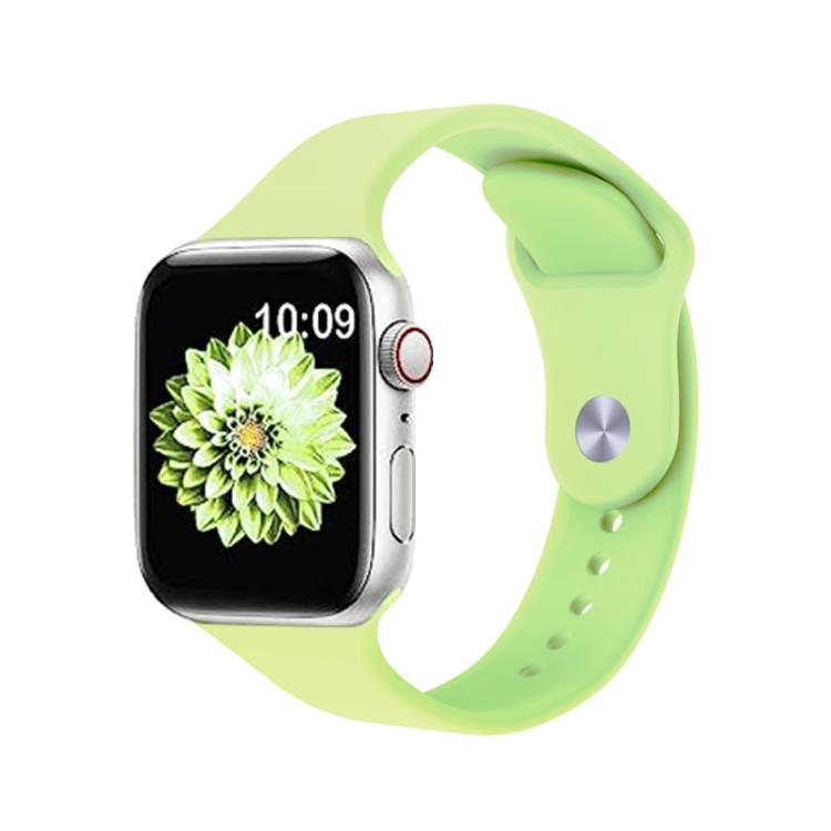 For Apple Watch 42mm / 41mm / 40mm / 38mm Kalebol Reverse Buckle Silicone Watch Band(Green) - Watch Bands by Kalebol | Online Shopping UK | buy2fix