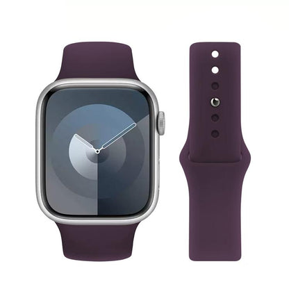 For Apple Watch 42mm / 41mm / 40mm / 38mm Kalebol Reverse Buckle Silicone Watch Band(Violet) - Watch Bands by Kalebol | Online Shopping UK | buy2fix