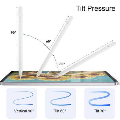 For iPad Series Type-C Magnetic Draw Out Stylus(White) - Stylus Pen by buy2fix | Online Shopping UK | buy2fix