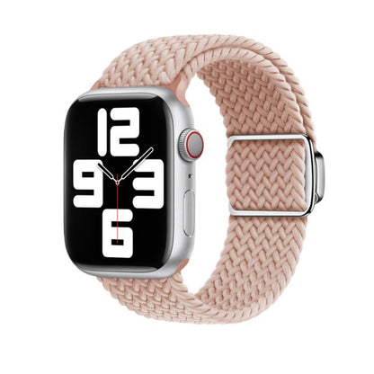 For Apple Watch 46mm / 49mm / 45mm / 44mm Kalebol Nylon Loop Magnetic Buckle Watch Band(Pink Sand) - Watch Bands by Kalebol | Online Shopping UK | buy2fix