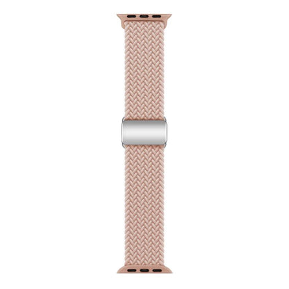 For Apple Watch 46mm / 49mm / 45mm / 44mm Kalebol Nylon Loop Magnetic Buckle Watch Band(Pink Sand) - Watch Bands by Kalebol | Online Shopping UK | buy2fix