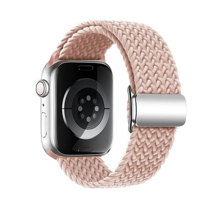 For Apple Watch 46mm / 49mm / 45mm / 44mm Kalebol Nylon Loop Magnetic Buckle Watch Band(Pink Sand) - Watch Bands by Kalebol | Online Shopping UK | buy2fix