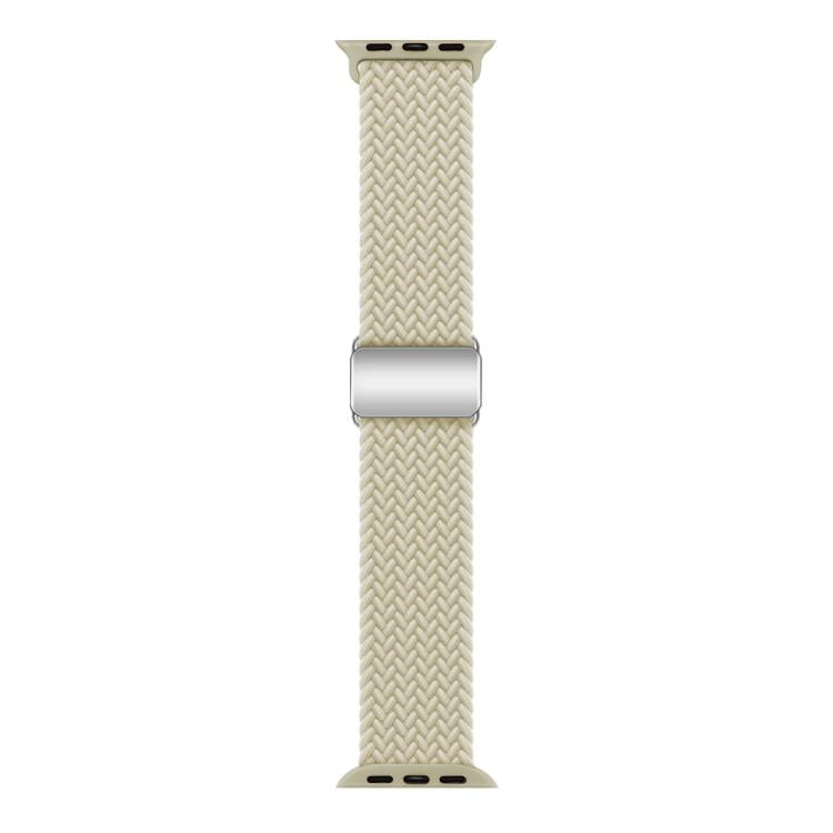 For Apple Watch 46mm / 49mm / 45mm / 44mm Kalebol Nylon Loop Magnetic Buckle Watch Band(Starlight) - Watch Bands by Kalebol | Online Shopping UK | buy2fix