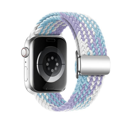 For Apple Watch 46mm / 49mm / 45mm / 44mm Kalebol Nylon Loop Magnetic Buckle Watch Band(Violet Blue) - Watch Bands by Kalebol | Online Shopping UK | buy2fix