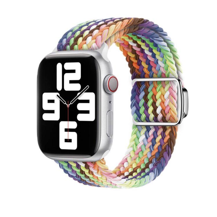 For Apple Watch 42mm / 41mm / 40mm / 38mm Kalebol Nylon Loop Magnetic Buckle Watch Band(Colorful) - Watch Bands by Kalebol | Online Shopping UK | buy2fix